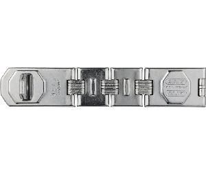 Abus 110-230C Single Hinged Steel Hasp, 9-1/16" Width, Security Level 8