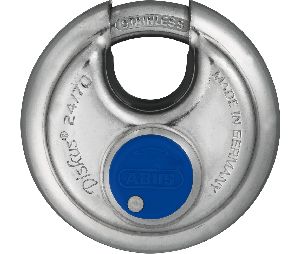 Abus 24IB-70B-KA-EE0142 2-3/4" Original ABUS Diskus Padlock, 25/64" Diameter Shackle Keyed Alike to EE0142