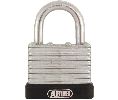 Abus 45-40-KD Laminated Steel Padlock, 1-1/2" Width, Black Bumper