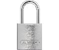 Abus 72-30-KA-T03128-SILVER Aluminum Safety Padlock, 1-17/64" Width, Silver, Security Level 5