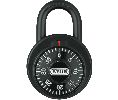 Abus 78-50-KC-B-KEY Combination Steel Padlock, 1-31/32" Width, Security Level 3