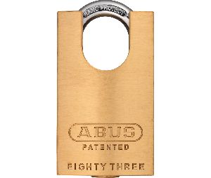 Abus 83CS-45-WO-S2 Rekeyable Brass Padlock, 1-27/32" Width, Security Level 8