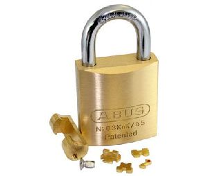 Abus 83KNK-45-S2 Rekeyable Brass Padlock, 1-27/32" Width, Security Level 8