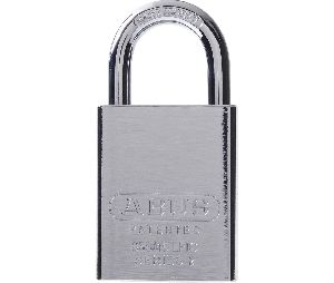 Abus 83S-IC-45-LFIC-SCHLG Chrome-plated Hardened Steel Padlock, 1-3/4" Width, Security Level 8