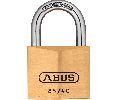 Abus 85-40B-KA-0367 Solid Brass Padlock, 1-37/64" Width, Security Level 6