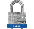 Abus ABU10041-40-B-KA-EE0135 Professional Laminated Steel Padlock, 1-47/64" Width, Blue Bumper, Security Level 6