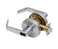 Dexter C1000-CSEC-R-626-SFIC Cylindrical Lock, Classroom Security, Grade 1, 2-3/4" Backset, ANSI Strike, Regular Lever, SFIC Prep, Less Core, Satin Chrome