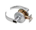 Dexter C2000-CLRM-C-626-SFIC Cylindrical Lock, Classroom, Grade 2, 2-3/4" Backset, ANSI Strike, Curved Lever, SFIC Prep, Less Core, Satin Chrome