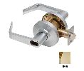 Dexter C2000-CLRM-R-605-SFIC Cylindrical Lock, Classroom, Grade 2, 2-3/4" Backset, ANSI Strike, Regular Lever, SFIC Prep, Less Core, Bright Brass