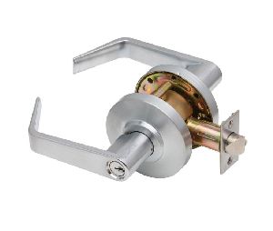 Dexter C2000-CLRM-R-626-KDC Cylindrical Lock, Classroom, Grade 2, 2-3/4" Backset, ANSI Strike, Regular Lever, Schlage C Keyway, Keyed Different, Satin Chrome