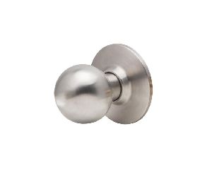 Dexter C2000-SDUM-B-630 Cylindrical Lock, Single Dummy, Grade 2, 2-3/4" Backset, ANSI Strike, Ball Knob, Satin Stainless Steel