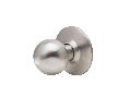 Dexter C2000-SDUM-B-630 Cylindrical Lock, Single Dummy, Grade 2, 2-3/4" Backset, ANSI Strike, Ball Knob, Satin Stainless Steel