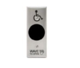 Camden CM-330L1-42SN SureWave Active Infrared Hands-Free Switch, With Hand Icon, 'Wave to Open' Text, and Wheelchair Symbol Logo, Satin Stainless Steel