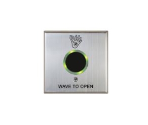 Camden CM-331-41S-SGLR SureWave Active Infrared Hands-Free Switch, With Hand Icon Logo, Door Status Light Ring