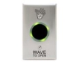 Camden CM-331-41SW-SGLR SureWave Active Infrared Hands-Free Switch, With Hand Icon Logo, Door Status Light Ring, Satin Stainless Steel