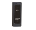 Camden CM-332-42N SureWave Active Infrared Hands-Free Switch, With Hand Icon, 'Wave to Open' Text, and Wheelchair Symbol Logo