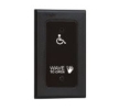 Camden CM-331-42 SureWave Active Infrared Hands-Free Switch, With Hand Icon, "Wave to Open" Text, and Wheelchair Symbol Logo