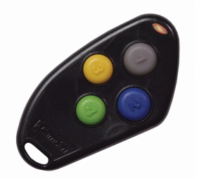 Camden CM-TXLF-4 Four Button Key Fob Transmitter, For 915Mhz. Wireless Door Control System