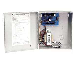 Camden CX-PS10UL Power Supply, Latching Fire Alarm Tie-In with Reset, 12/24VDC @ 1 AMP Output, 115VAC Power Input