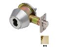 Dexter DB2000-SCT-605-SFIC Deadbolt, Single Cylinder, Grade 2, 2-3/8" or 2-3/4" Adjustable Backset, SFIC Prep, Less Core, Bright Brass