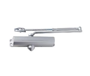Dexter DCL2000-STD-LESS-RW-PA-AL Door Closer, Tri-Packed (Regular, Parallel or Top Jamb Mounted), Non-Hold Open, Adjustable Size 1-6, Light Duty, Less Cover, Aluminum