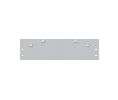 Dexter DCL2000P-DP18TJ-AL Drop Plate, DCL2000 Series, Pull Side, Top Jamb, Aluminum