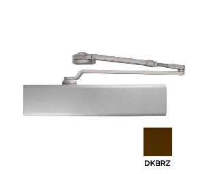 Dexter DCM1000-STD-FULL-HW-PA-DB Door Closer, Tri-Packed (Regular, Parallel or Top Jamb Mounted), Hold Open, Adjustable Size 1-6, Medium Duty, Full Cover, Dark Bronze