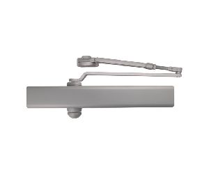 Dexter DCM1000-STD-SLIM-HW-PA-AL Door Closer, Tri-Packed (Regular, Parallel or Top Jamb Mounted), Hold Open, Adjustable Size 1-6, Medium Duty, Slim Cover, Aluminum
