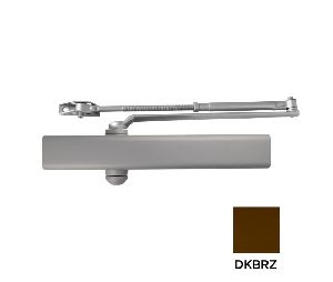 Dexter DCM1000-STD-SLIM-RW-PA-DB Door Closer, Tri-Packed (Regular, Parallel or Top Jamb Mounted), Non-Hold Open, Adjustable Size 1-6, Medium Duty, Slim Cover, Dark Bronze
