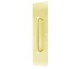 Don-Jo 7120 605 Polished Brass 10" CTC Pull with 4" x 16" Plate