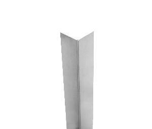 Don-Jo 12904822 630 Scotch Mount Corner Guard, 2" x 2" x 48" - Satin Stainless Steel Finish