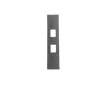 Don-Jo FBR B Flush Bolt Conversion Plate, 5-7/8 in. x 1-1/4 in. - Prime Coat