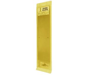 Don-Jo PS-13515 605 Polished Brass Push Plate