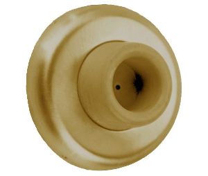 Don-Jo 1407 622 2-1/2" Concave Wrought Wall Stop Black Finish