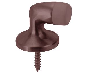 Don-Jo 1430 613 1-5/16" Floor Stop Wood Mounting Oil Rubbed Bronze Finish