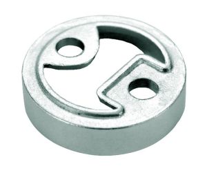 Don-Jo 1446 626 1/2" Dome Riser - Satin Chrome Finish