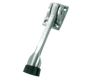 Don-Jo 1464 626 4" Kick Down Door Holder - Satin Chrome Finish