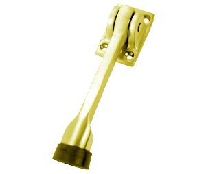 Don-Jo 1467 605 Polished Brass Kick Down Door Holder