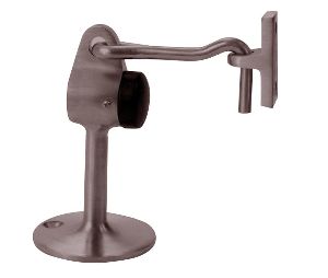 Don-Jo 1473 613 Oil Rubbed Bronze Cast Brass Floor Stop with Holder