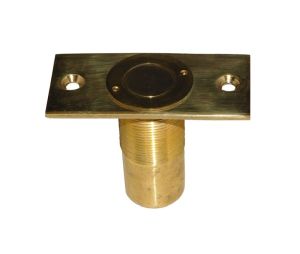 Don-Jo 1570 605 2-7/8" x 2-1/4" Dust Proof Strike - Bright Brass Finish