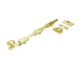 Don-Jo 1634 605 12" Dutch Door Bolt - Bright Brass Finish
