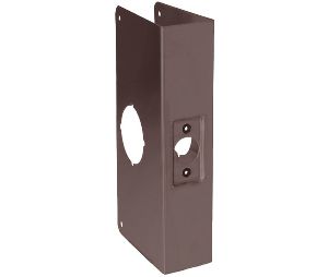 Don-Jo 200-10B-CW Wrap Around Plate, 22 Ga. Steel, 4-1/4 in. x 9 in., Oil Rubbed Bronze