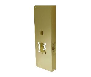 Don-Jo CW25 PB Classic Wrap Around for Arrow Revolution & Yale In Touch, 2 3/4" Backset Polished Brass