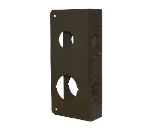 Don-Jo 264-10B-CW Wrap Around Plate, 22 Ga. Steel, 4 in. x 9 in., Oil Rubbed Bronze