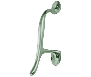 Don-Jo 44 626 Surface Mount Cast Door Pull - 6" C-to-C, Satin Chrome