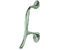 Don-Jo 44 605 Surface Mount Cast Door Pull - 6" C-to-C, Polished Brass