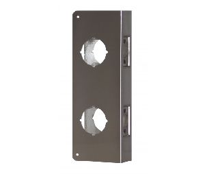 Don-Jo 481-BZ-CW Wrap Around Plate, 22 Ga. Steel, 4-1/4 in. x 9 in., Satin Bronze