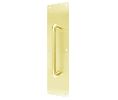 Don-Jo 7119 605 Polished Brass 8" CTC Pull with 4" x 16" Plate