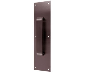 Don-Jo 7130 613 4" x 16" Pull Plate with 6" CTC Flat Pull - Oil Rubbed Bronze Finish