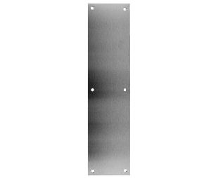 Don-Jo 76312 630 3" x 12" Push Plate Satin Stainless Steel Finish